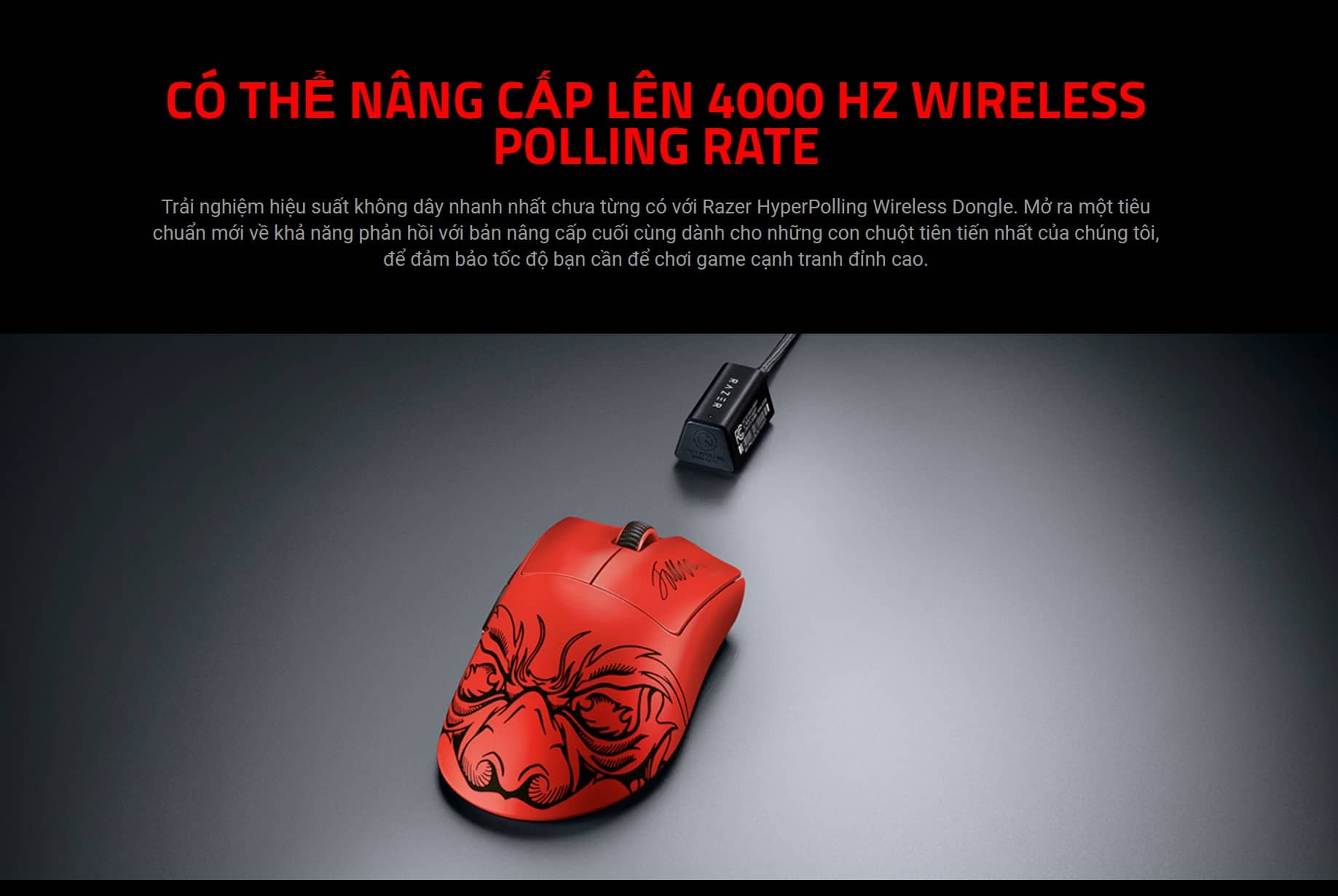 Chuột Gaming không dây Razer DeathAdder V3 Pro-Faker Edition_RZ01-04630400-R3M1