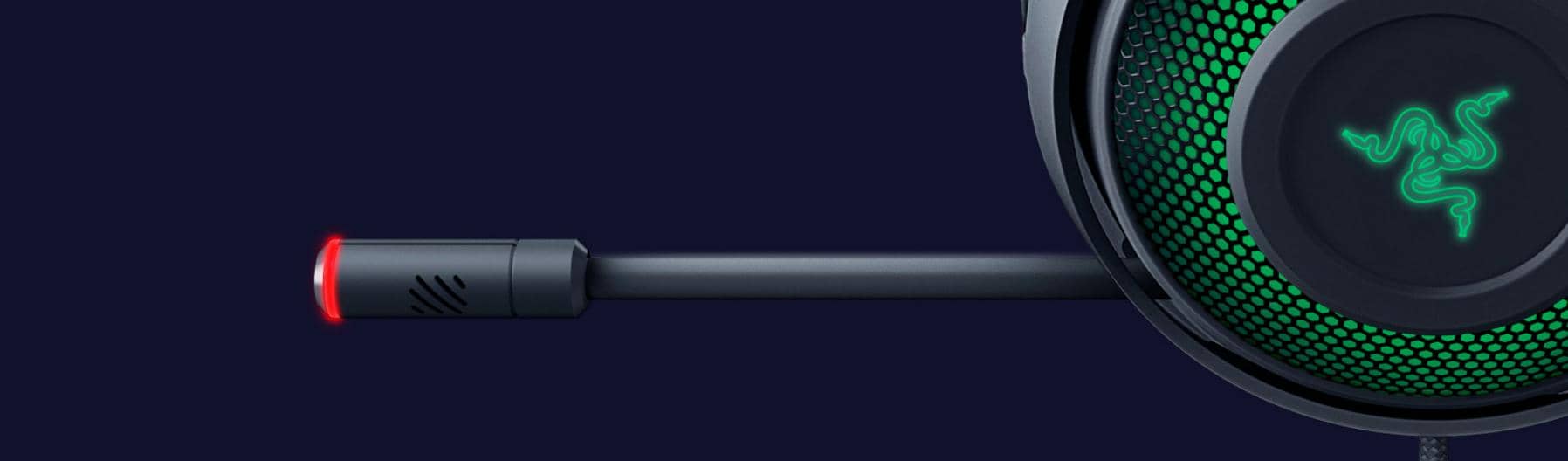 Tai nghe Razer Kraken Kitty Chroma Quartz RZ04-02980200-R3M1 trang bị micro khử ồn cao cấp