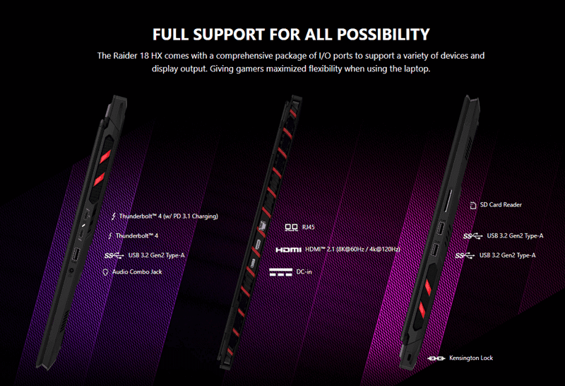 Laptop MSI Raider 18 HX (A14VHG-230VN)