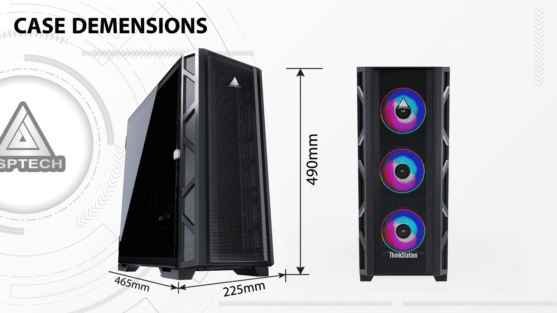 Vỏ Case VSP THINKSTATION P730