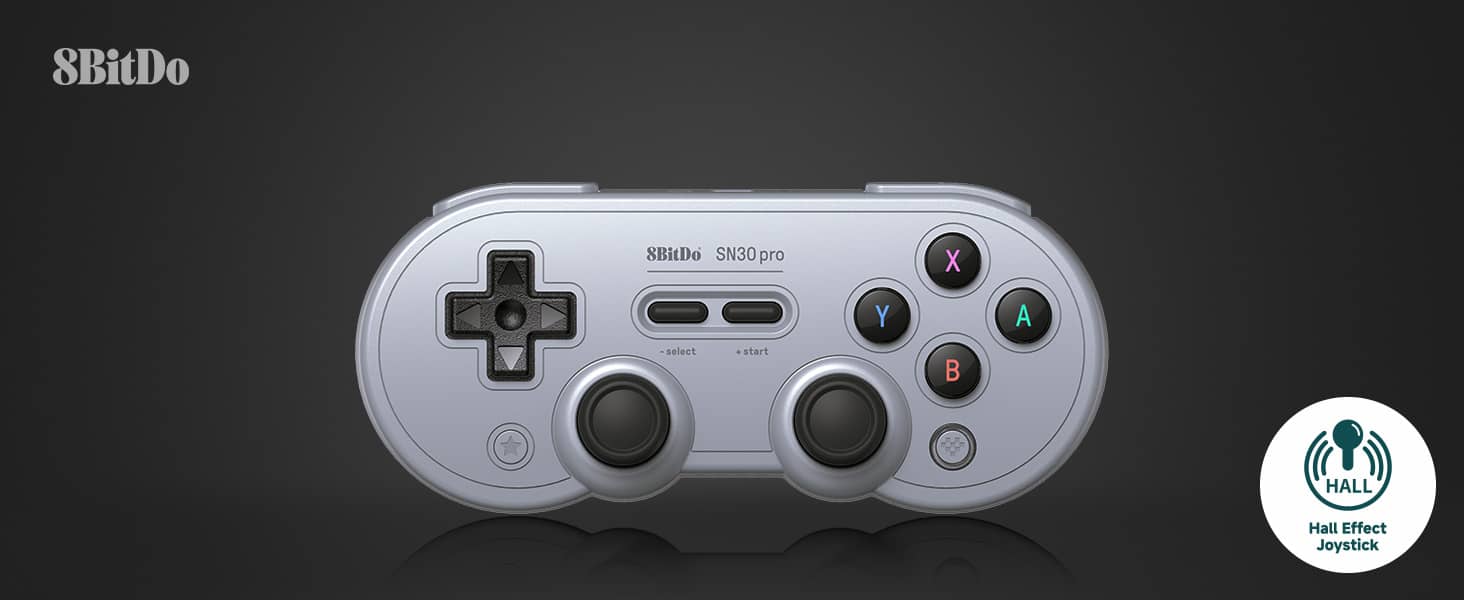 Tay cầm chơi game 8BitDo SN30 Pro Bluetooth cho Nintendo Switch/PC/Android/macOS/Steam Deck/Raspberry Pi Màu G Classic (Hall Effect Joystick) 1