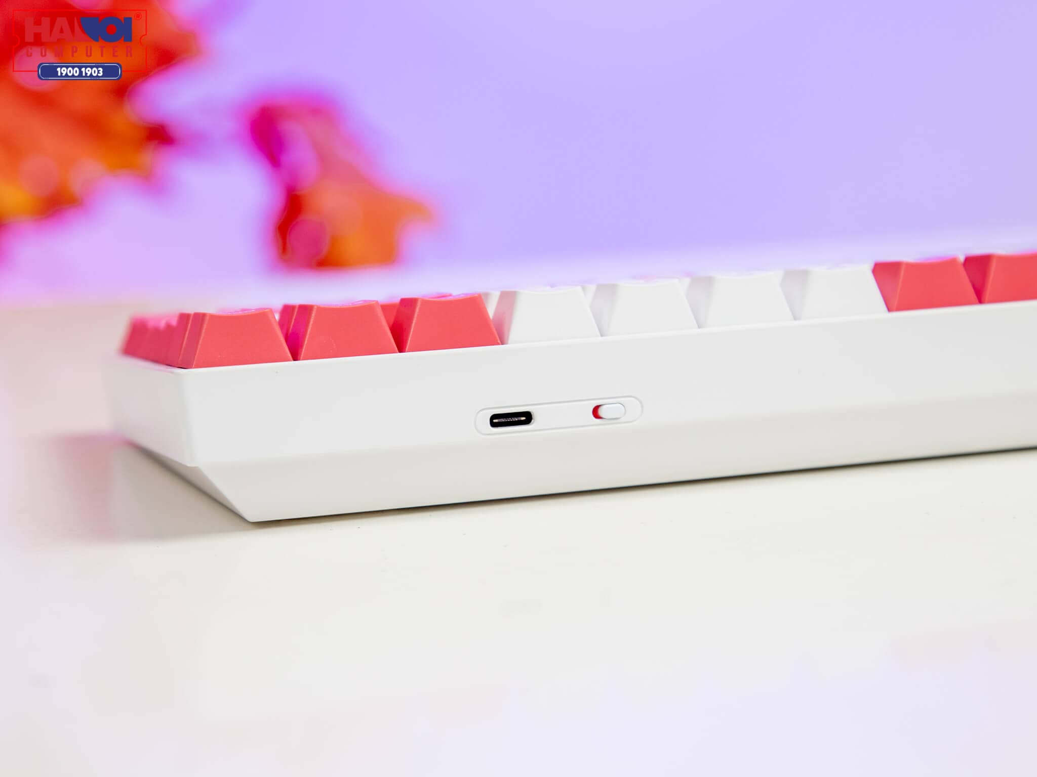 Bàn phím cơ không dây Newmen GM840 Dual Mode Blue sw (USBC/Bluetooth/2000mAh/RGB/Hot swap/Outemu sw) 4