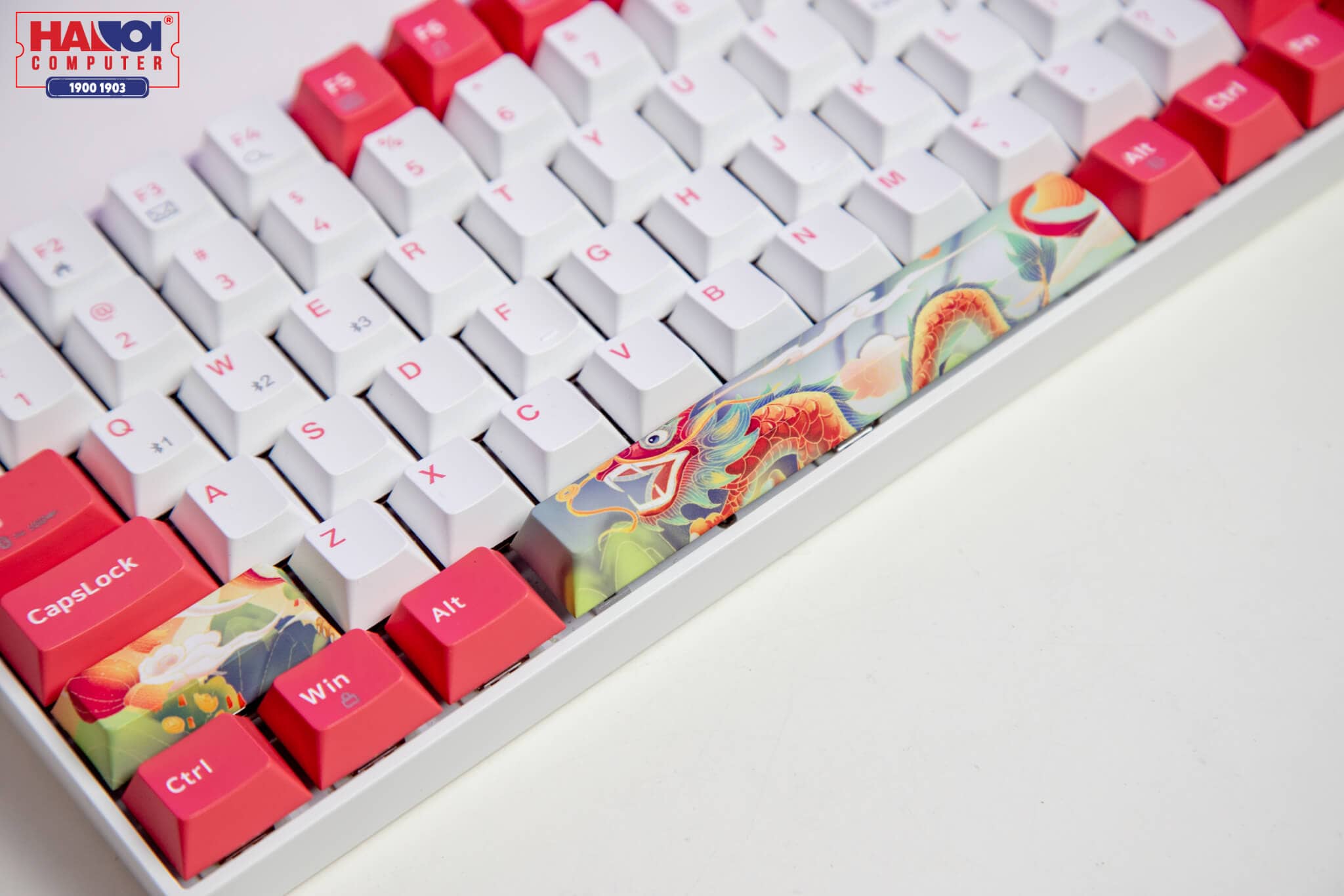 Bàn phím cơ không dây Newmen GM840 Dual Mode Red sw (USBC/Bluetooth/2000mAh/RGB/Hot swap/Outemu sw) 3