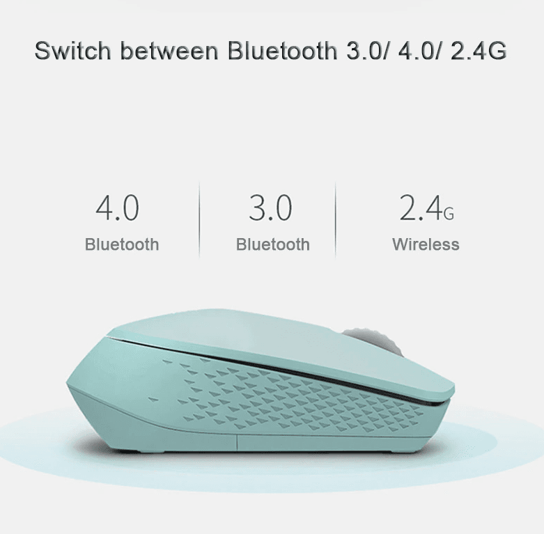 Chuột không dây Rapoo M100 Silent màu Xám đen (USB/Bluetooth) 2