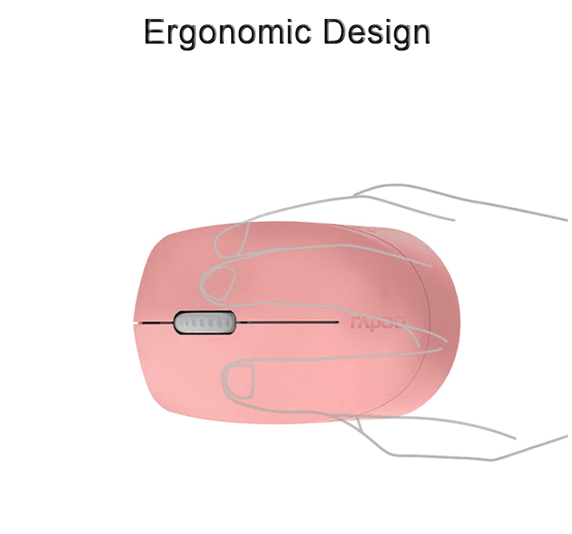 Chuột không dây Rapoo M100 Silent màu Xám đen (USB/Bluetooth) 3
