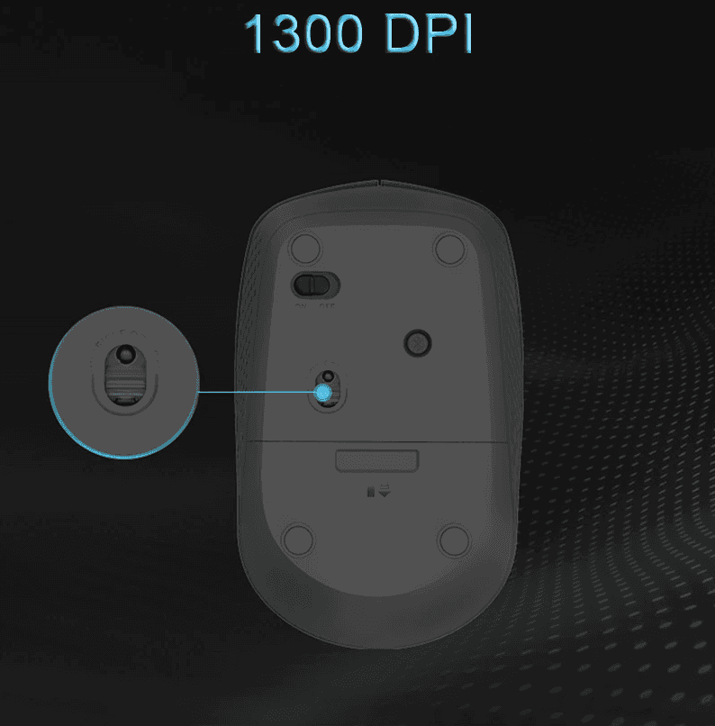 Chuột không dây Rapoo M100 Silent màu Xanh dương (USB/Bluetooth) 4