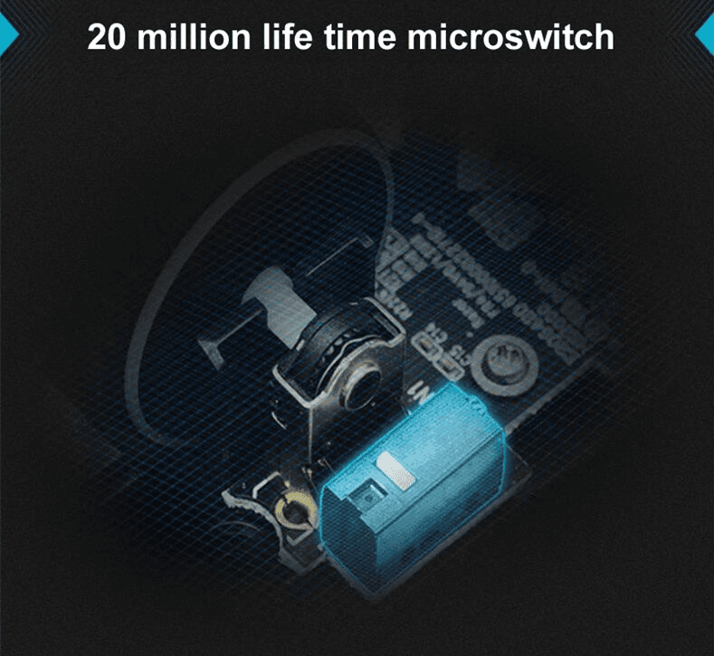 Chuột game Rapoo V16 Black (USB/LED/DPI 2000) 5