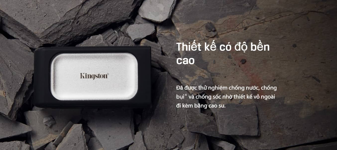 Ổ cứng di động Kingston SSD 2USB 3.2 Gen 2x2