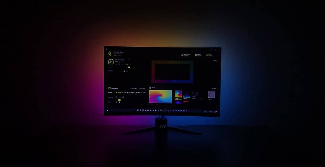 Bộ đèn LED dán màn hình Ambino Basic