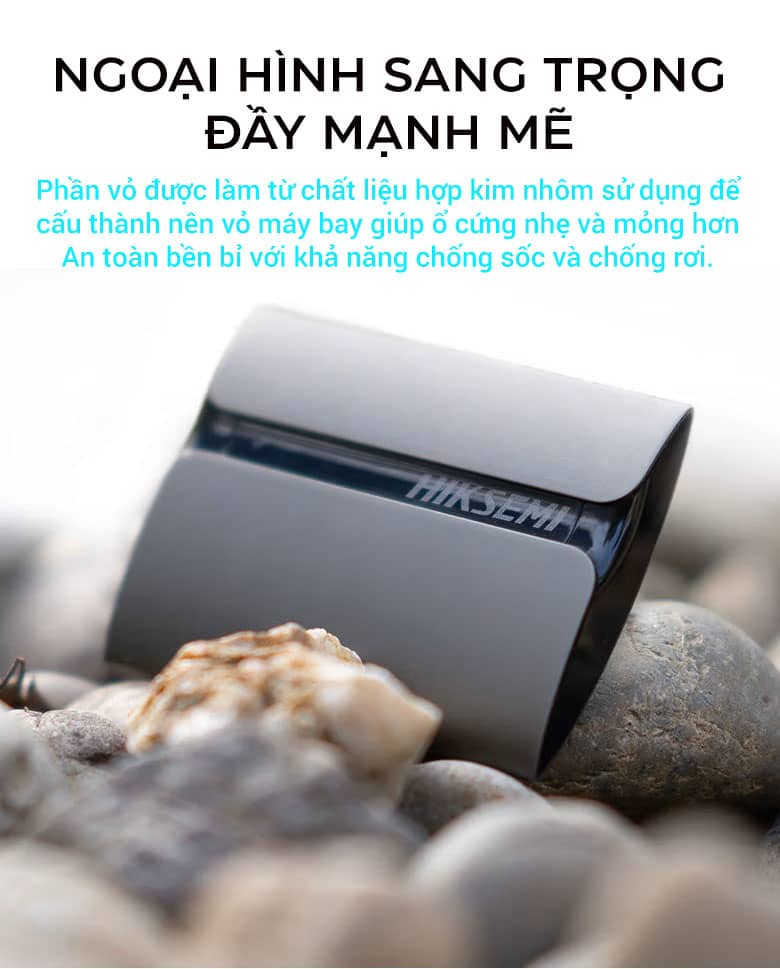 Ổ cứng di động Hikvision SSD 1TB USB3.1,TypeC HS-ESSD-T300S màu đen