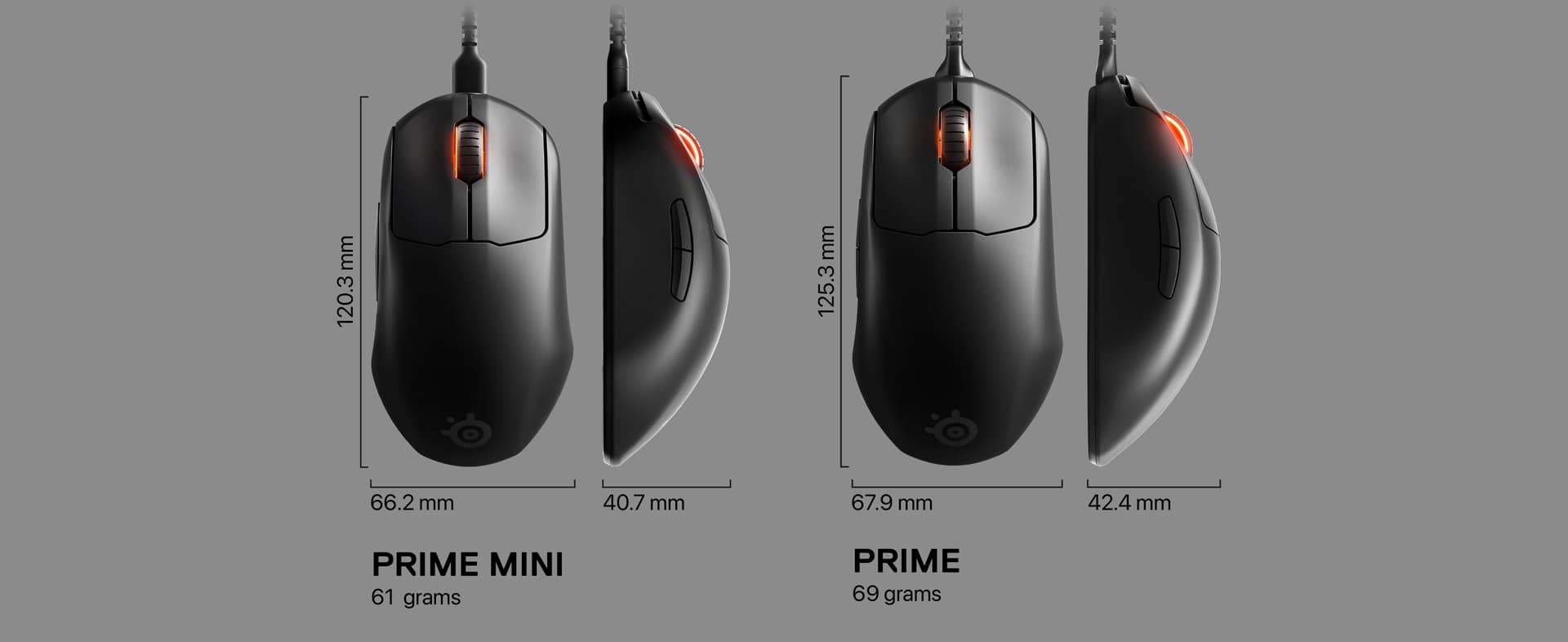 Chuột game Steelseries Prime Mini (62421) (USB/RGB) 2