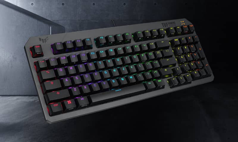 Bàn phím cơ Asus TUF K3 Gen II Black (USB/Optical Blue Switch/ABS/RGB) 1