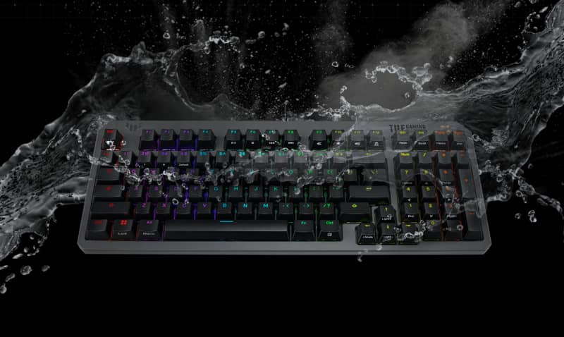 Bàn phím cơ Asus TUF K3 Gen II Black (USB/Optical Blue Switch/ABS/RGB) 3