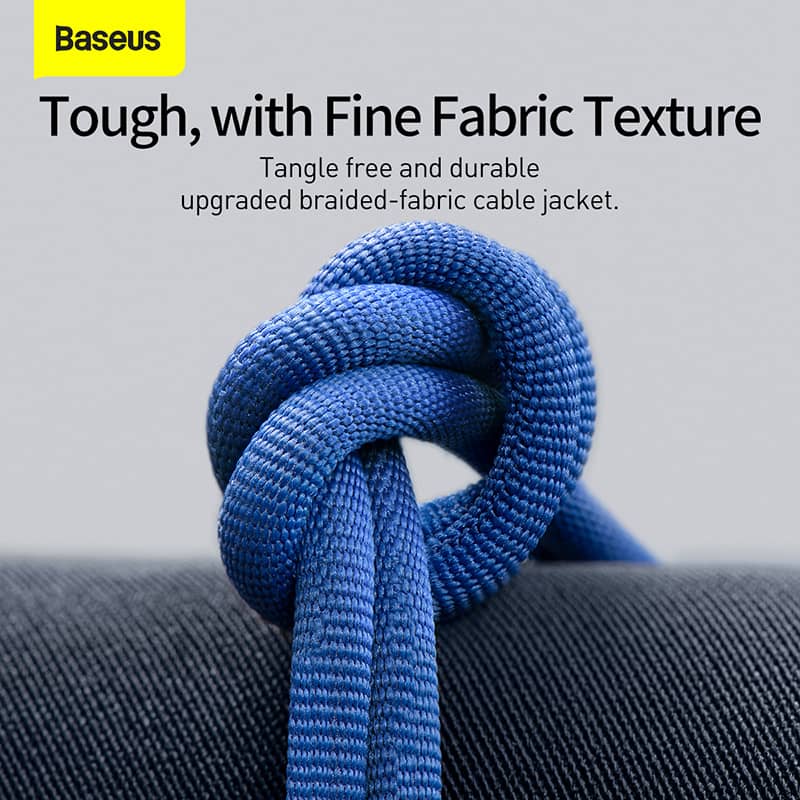 Cáp Baseus Crystal Shine Type-C to Lightning 2M Blue 2