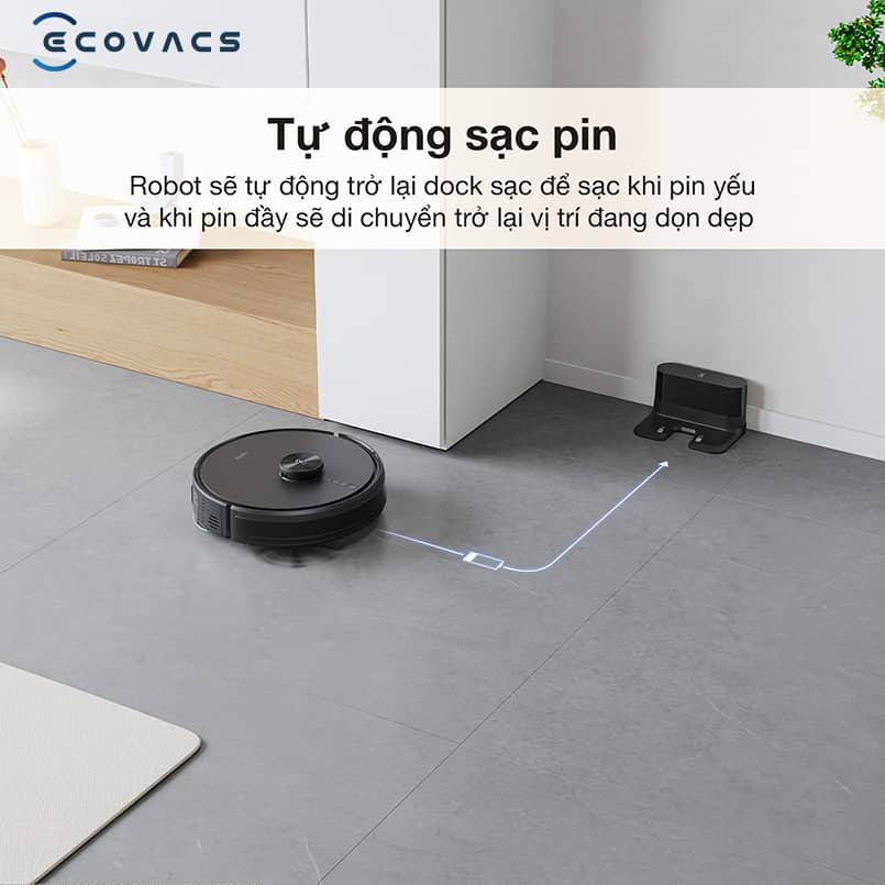 Robot hút bụi lau nhà Ecovacs Y1 Pro - Bản Quốc Tế Ảnh 7