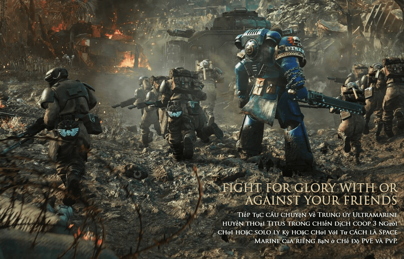 Đĩa game PS5 - Warhammer 40000: Space Marine 2 - EU 4