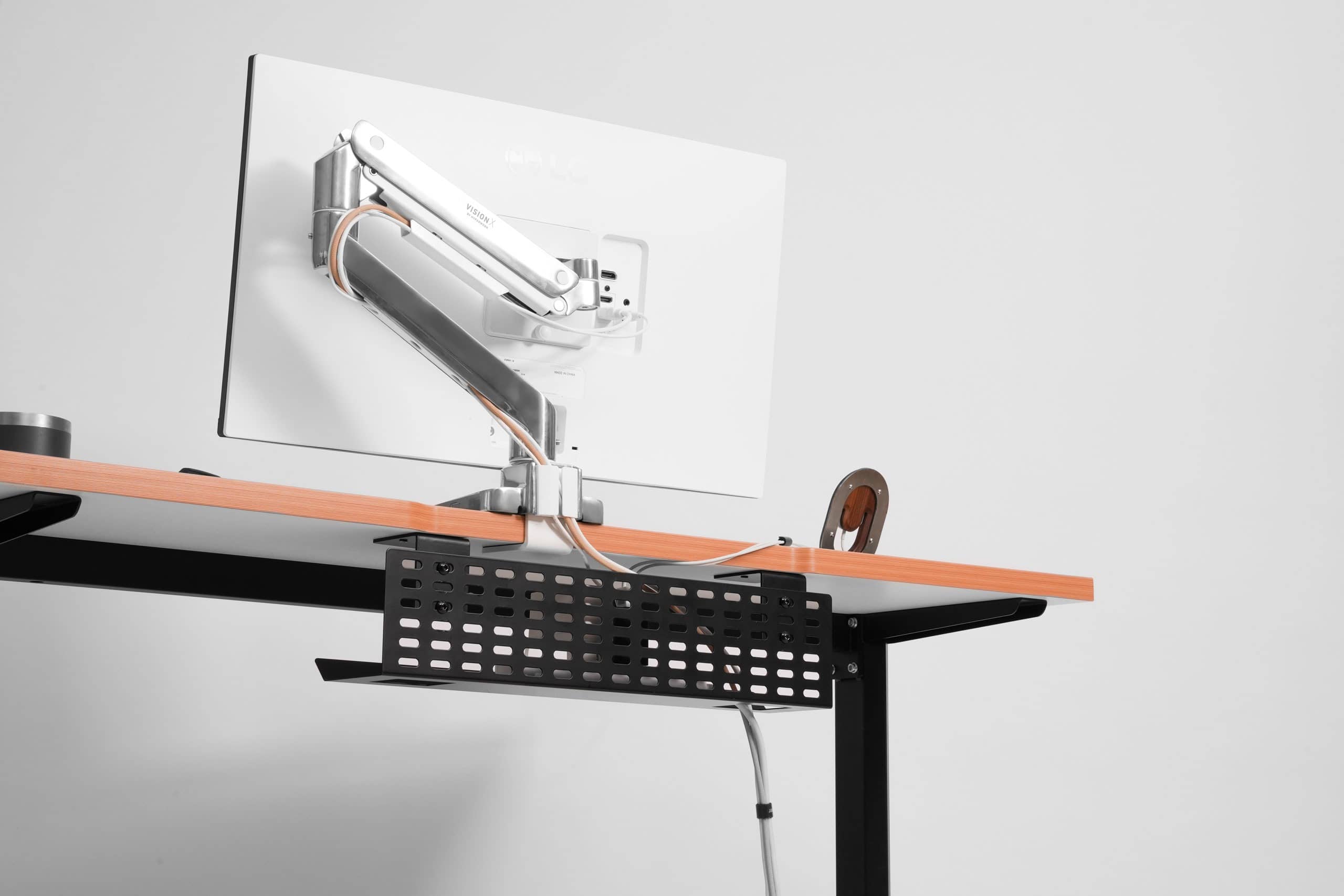 Khay giấu dây kẹp bàn HyperWork HPW-CM03-BLK Đen 2