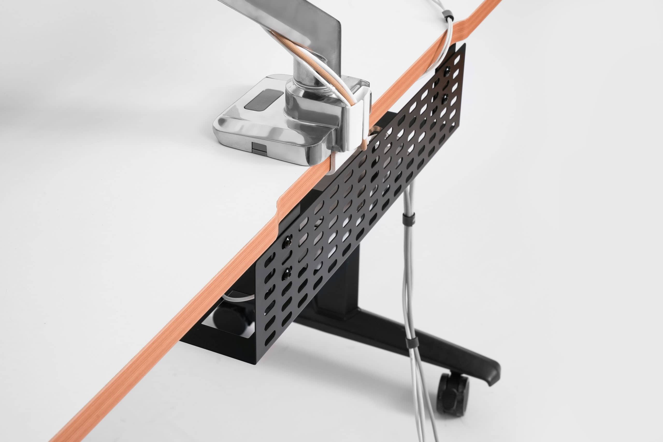 Khay giấu dây kẹp bàn HyperWork HPW-CM03-BLK Đen 6