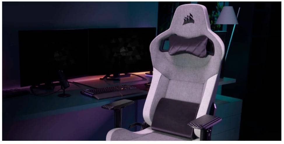 Ghế game Corsair T3 RUSH Gray-Charcoal 2023