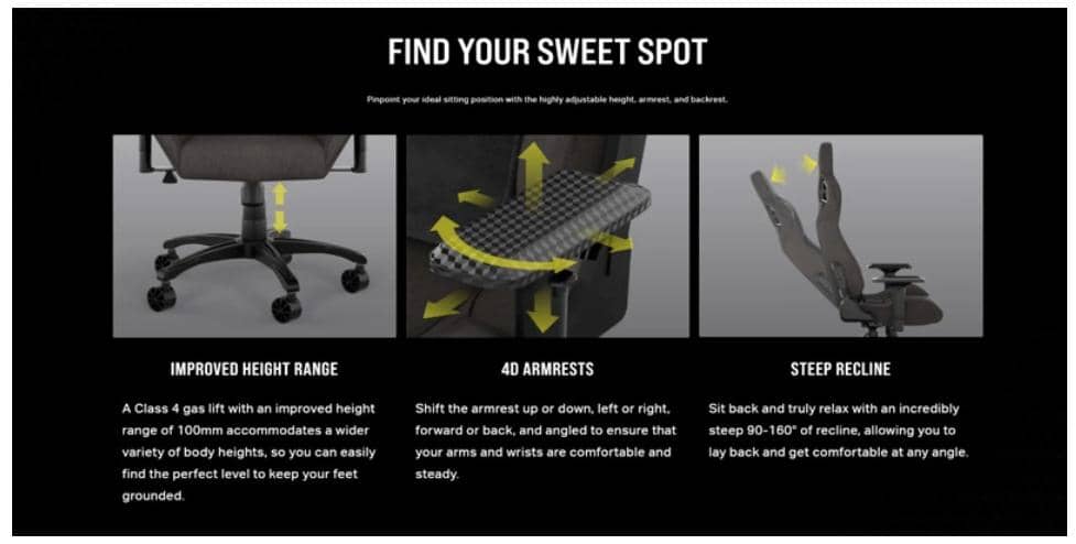 Ghế game Corsair T3 RUSH Gray-Charcoal 2023