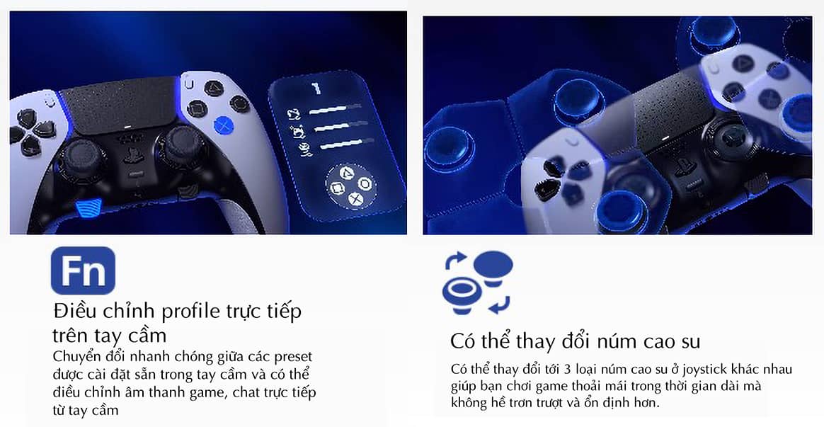 Tay cầm chơi Game Sony PS5 DualSense Edge