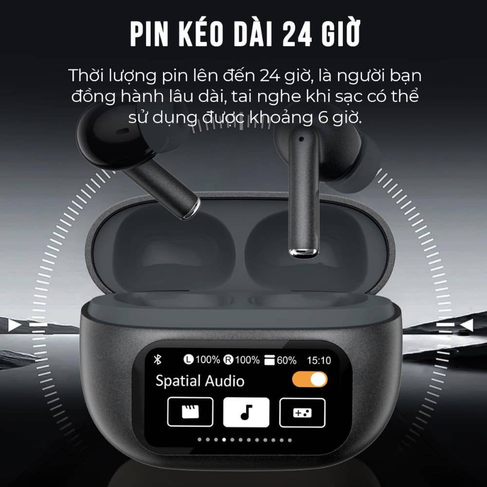 Tai nghe Bluetooth True Wireless StarGO Hero - Màu Đen 1