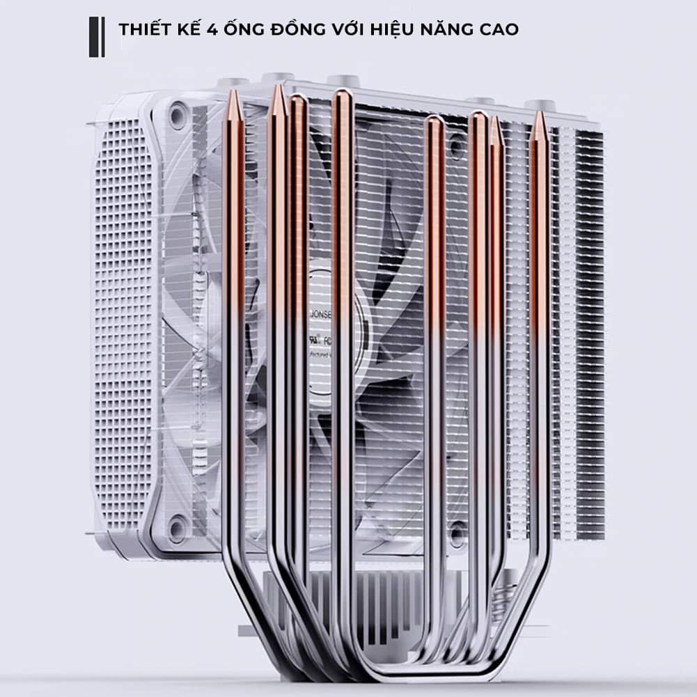 TẢN NHIỆT KHÍ JONSBO PISA A4 Grey