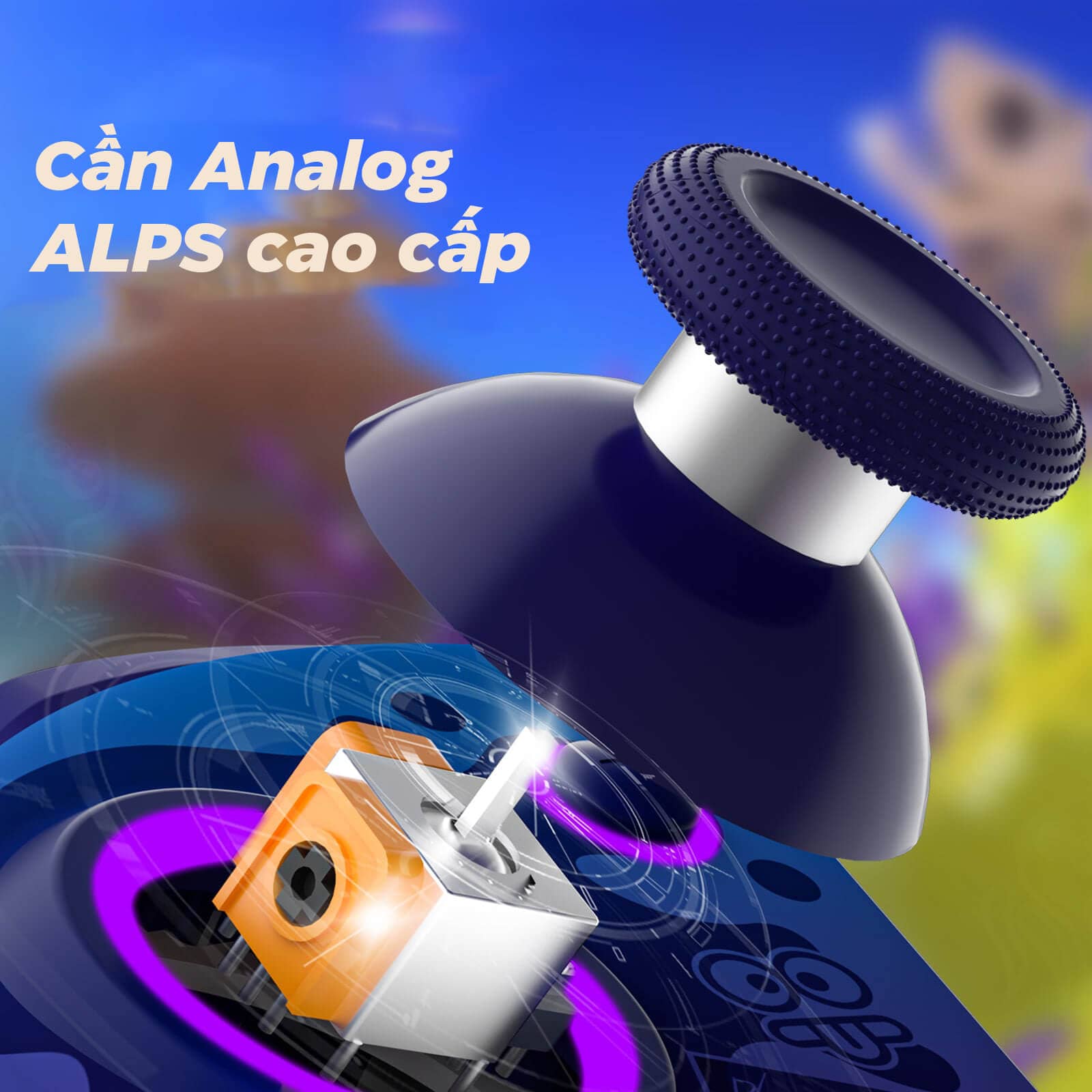 Tay cầm chơi game không dây IINE Neptune Mechanical Joypad Cho Nintendo Swtich/Lite/OLED Splatoon 4