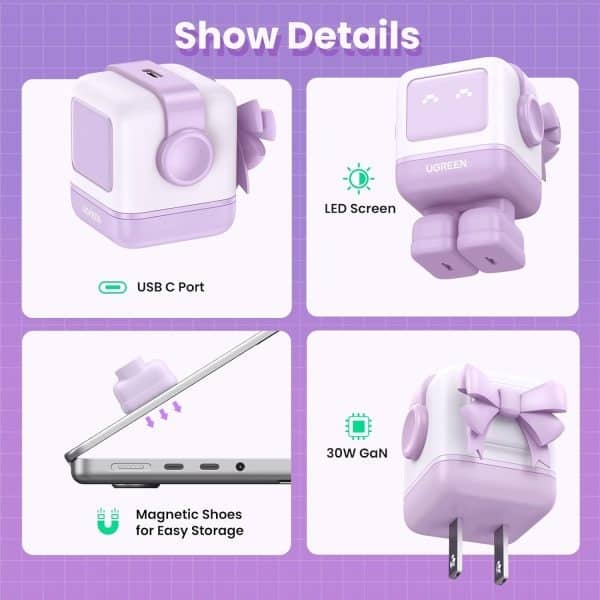 Củ sạc nhanh Nexode RG 30W Type-C Ugreen 25036 2