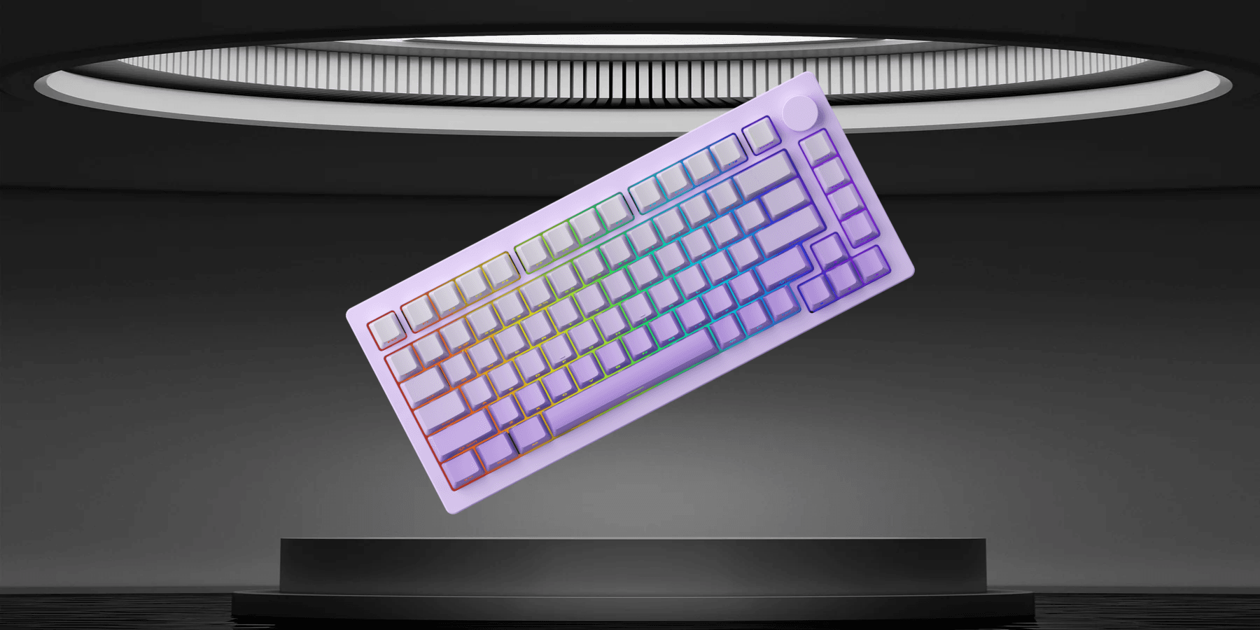 Bàn phím cơ AKKO MonsGeek M1W HE-SP V3 Lilac Purple 1