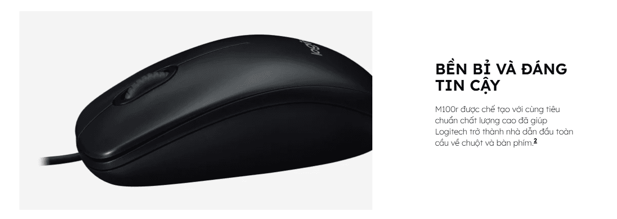 Chuột có dây Logitech M100R 4