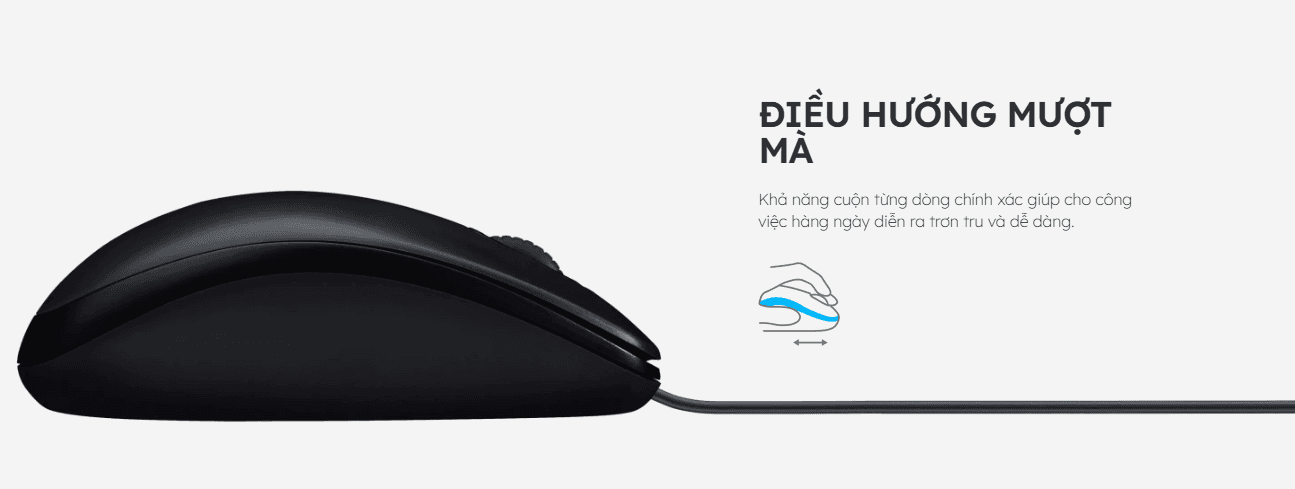 Chuột có dây Logitech M100R 6