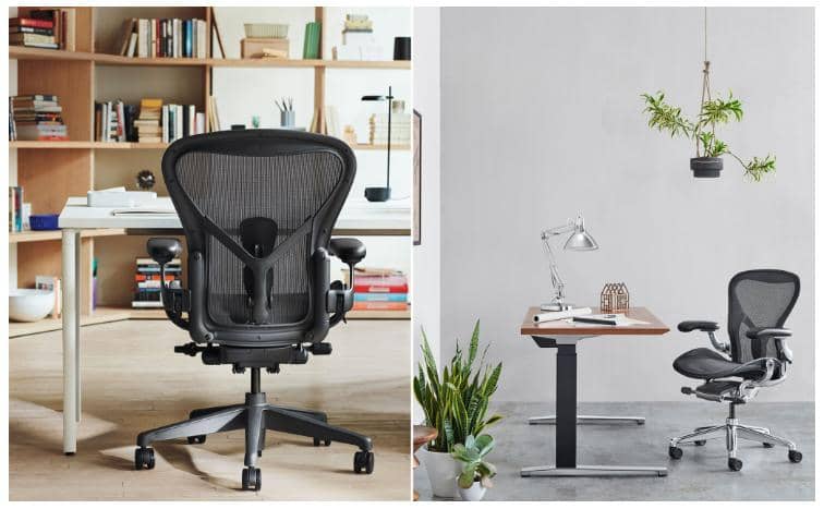 Ghế Công Thái Học Herman Miller Aeron - Chân nhôm, Màu Onyx 3