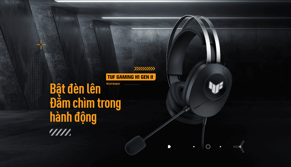 Tai nghe gaming Asus TUF GAMING H1 GEN II 2