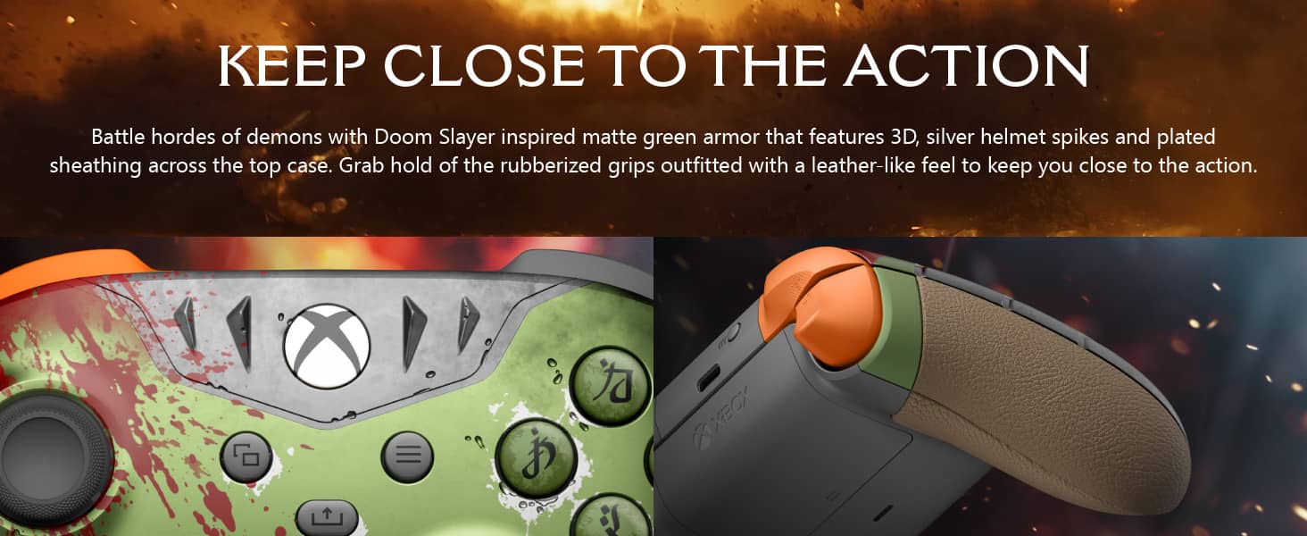 Tay cầm chơi game không dây Xbox Series X Controller - DOOM: The Dark Ages Limited Edition 4