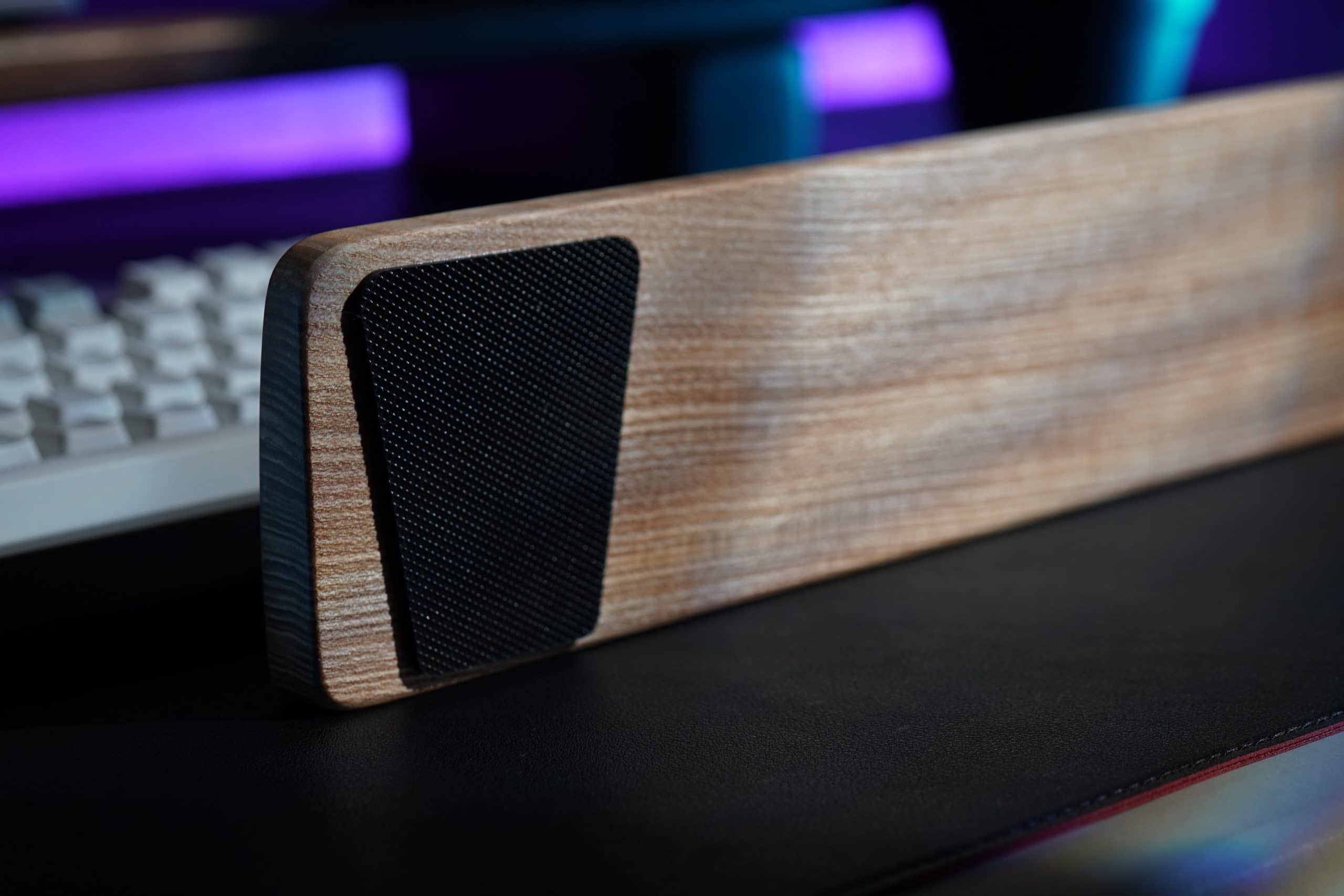 Kê tay bàn phím công thái học HyperWork Basic gỗ Tần Bì - Size 375mm 5