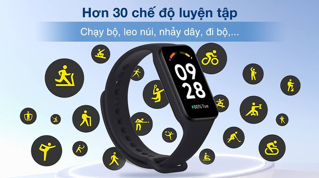 Vòng đeo tay thông minh Xiaomi Redmi Band 2 - Màu đen