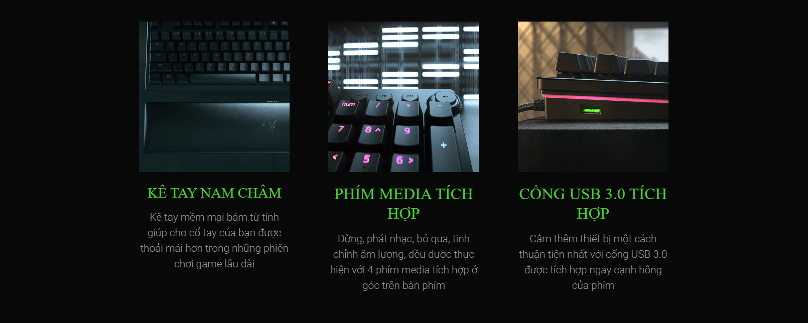 Bàn phím Razer Huntsman V2 Analog (USB/RGB/Đen)(RZ03-03610100-R3M1) 7