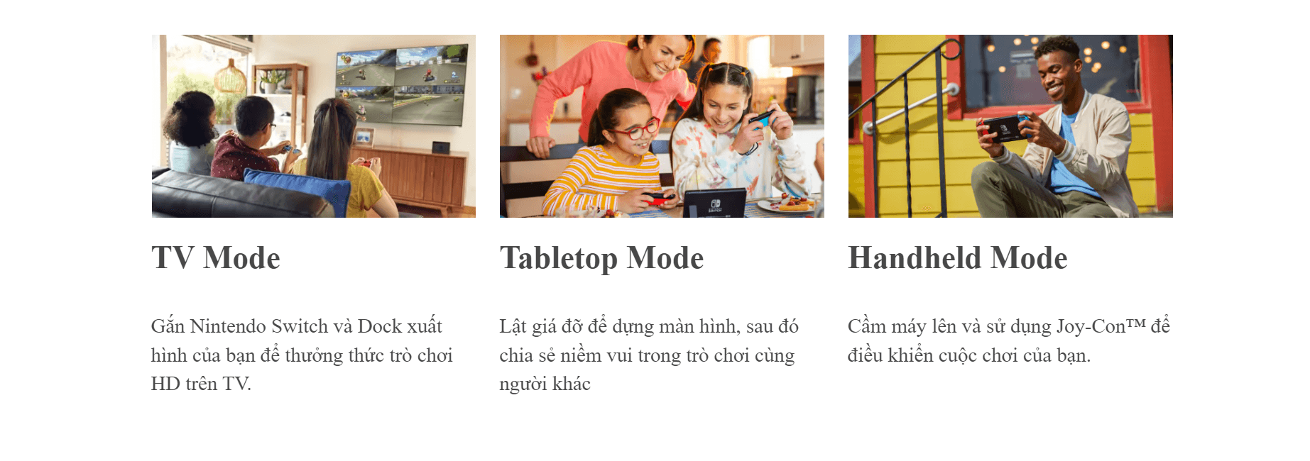 Máy chơi game Nintendo Switch With Gray Joy‑Con 3