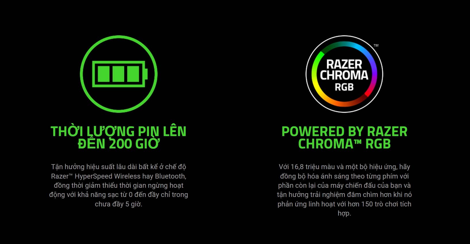 Bàn phím cơ không dây Razer BlackWidow V3 Mini HyperSpeed