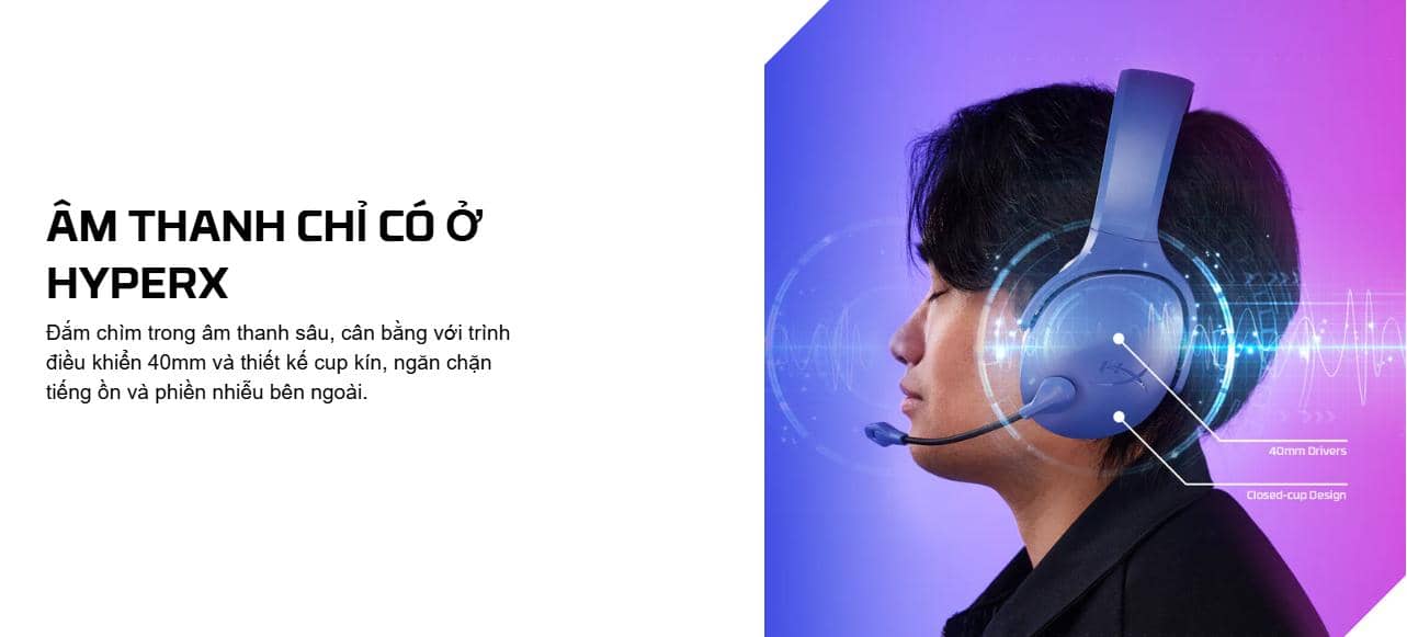 Tai nghe HP HyperX Cloud Jet Wireless 3