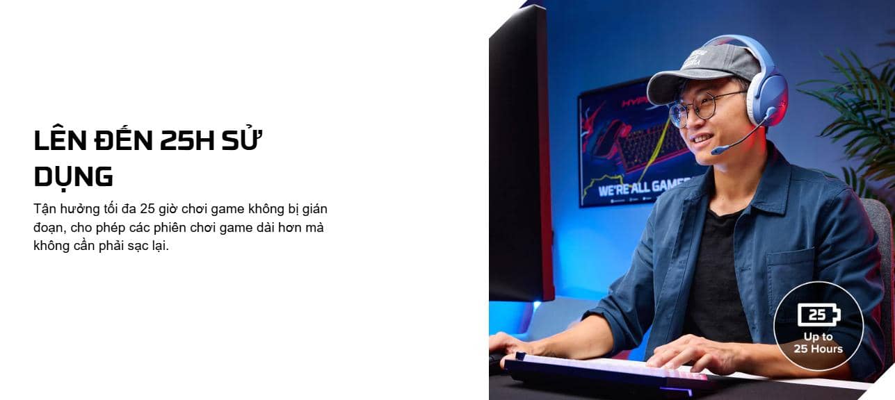 Tai nghe HP HyperX Cloud Jet Wireless 5