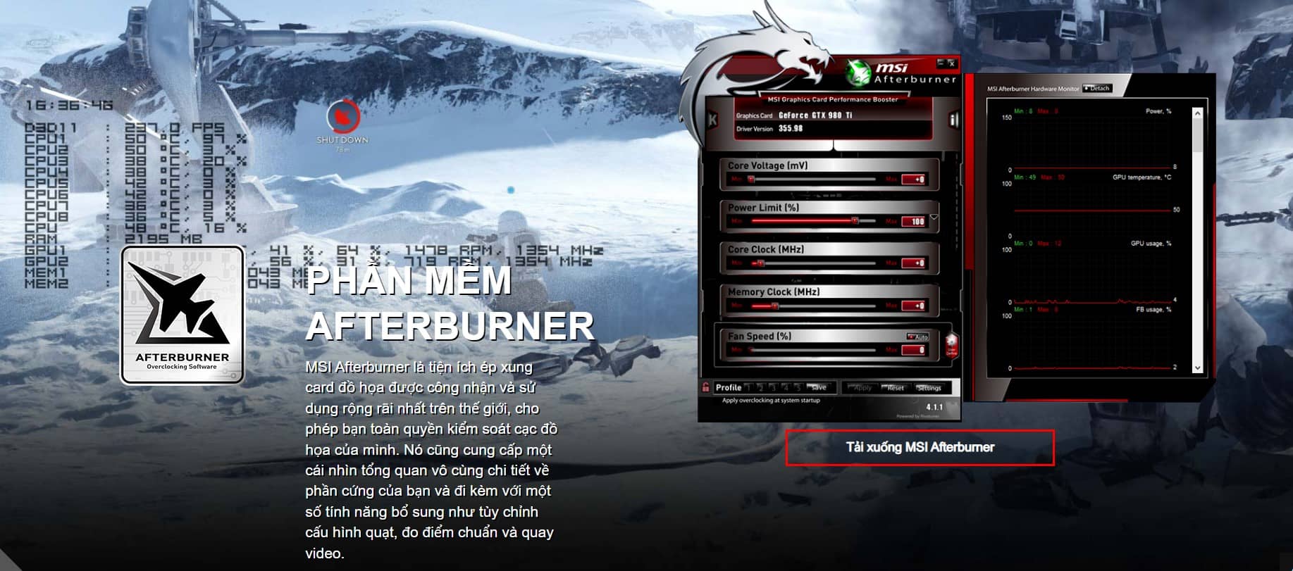 Card màn hình MSI GT 1030 AERO ITX 2GD4 OC (2GB GDDR4, 64-bit, DVI+HDMI)