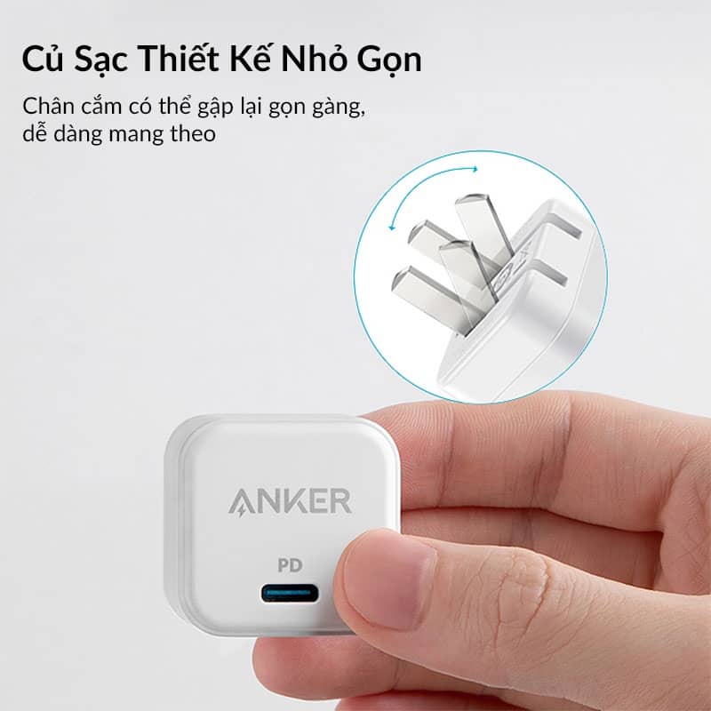 Củ sạc nhanh Anker PowerPort III Cube A2149