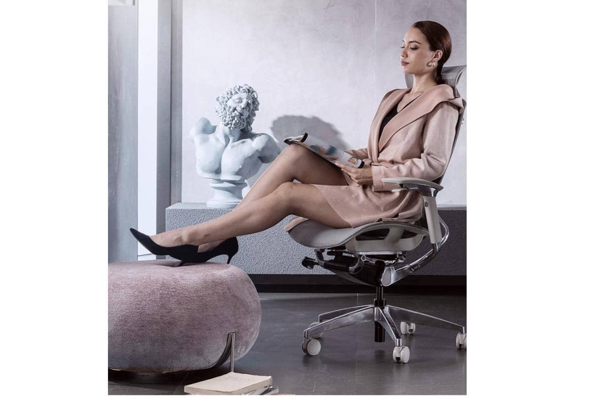 Ghế Công Thái Học GTChair Dvary Butterfly - Xám 3