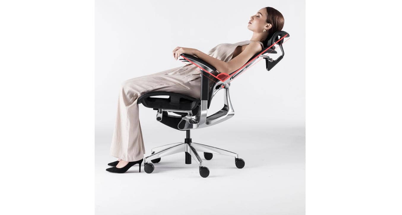 Ghế Công Thái Học GTChair Dvary Butterfly - Xám 5