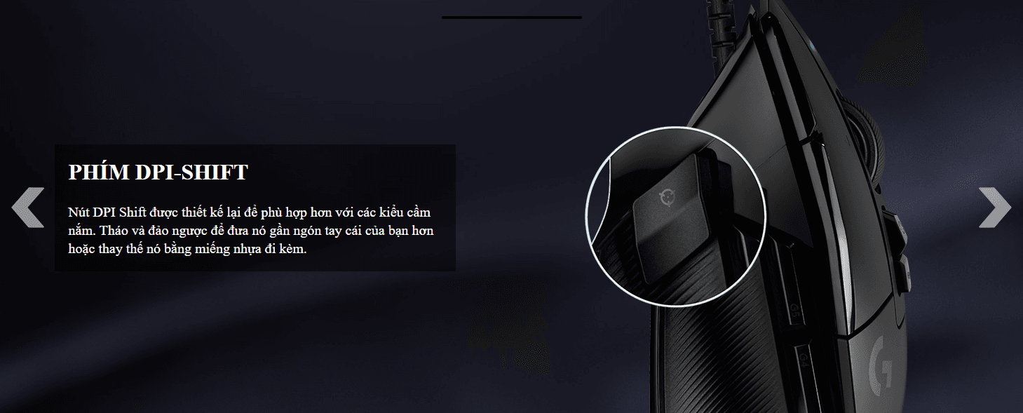 Chuột game Logitech G502X đen (910-006140) 5