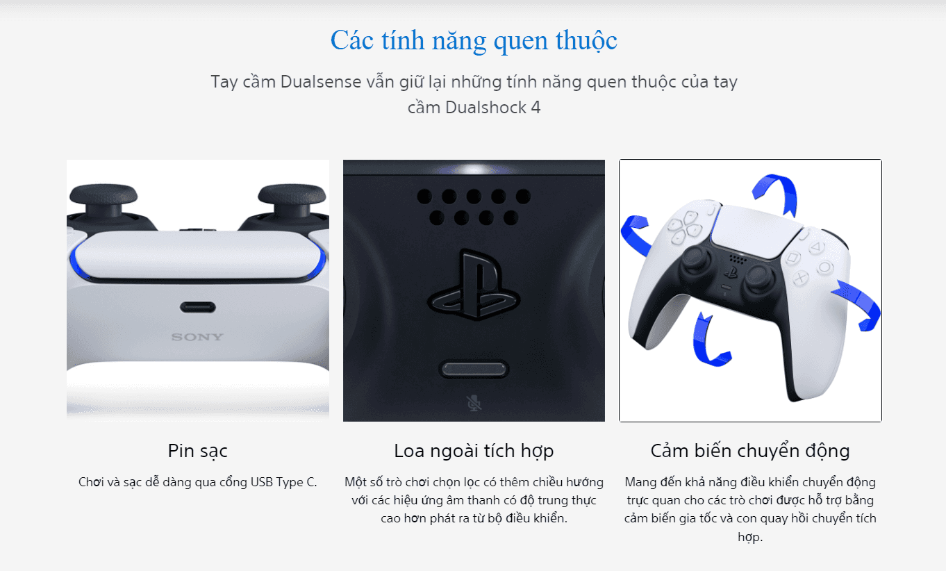 Tay cầm chơi Game Sony PS5 DualSense - Chroma Indigo 6