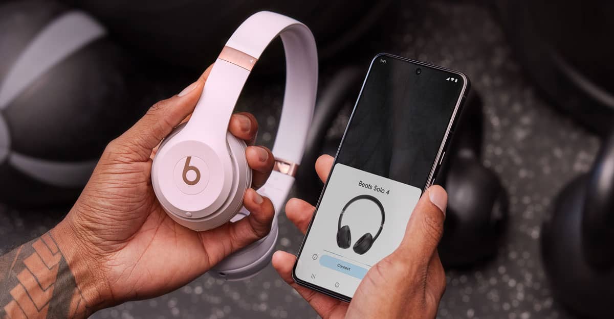 Tai nghe Bluetooth Beats Solo 4 màu Xanh 11