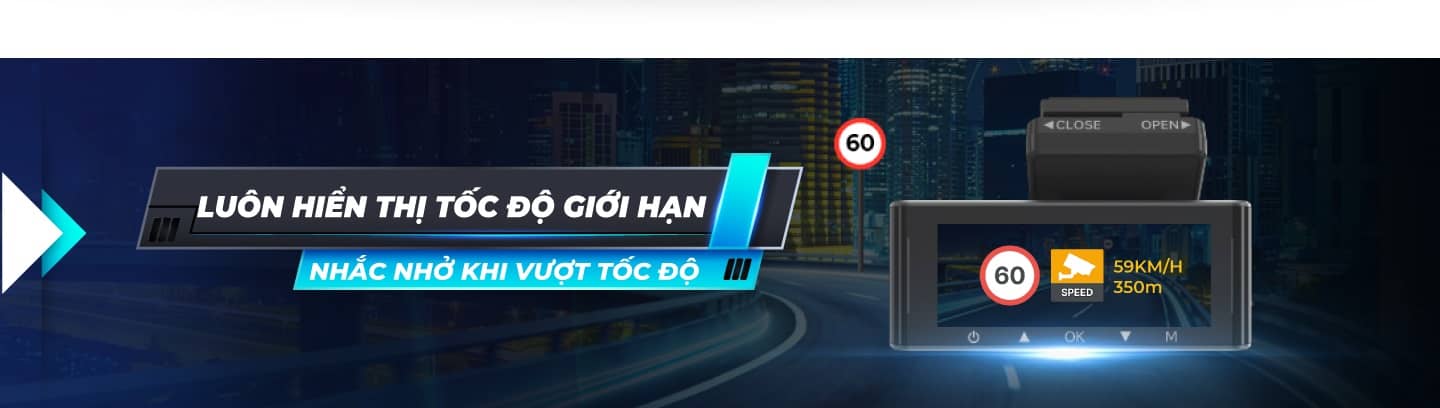Camera Hành Trình VIETMAP SPEEDMAP M1 ( Full )
